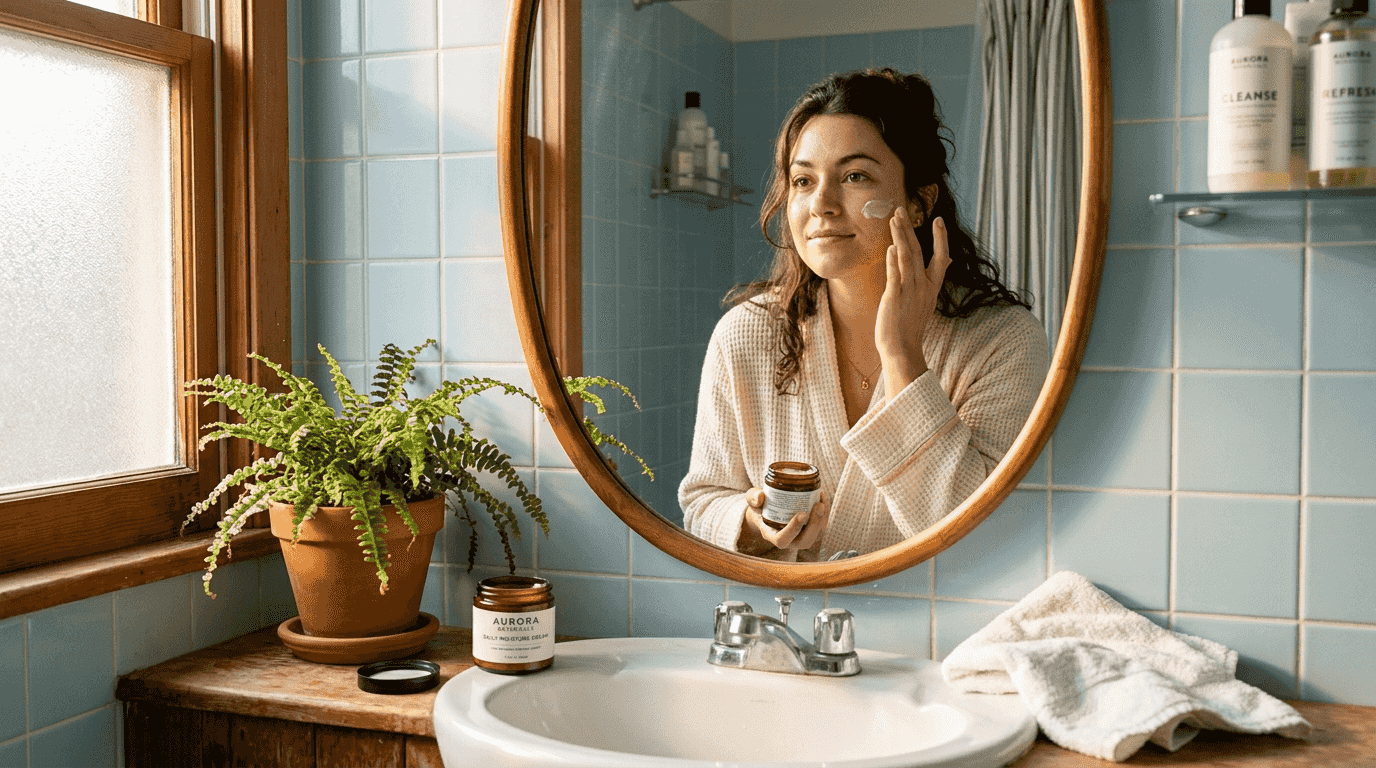 Natural skincare routine for sensitive skin in 2026