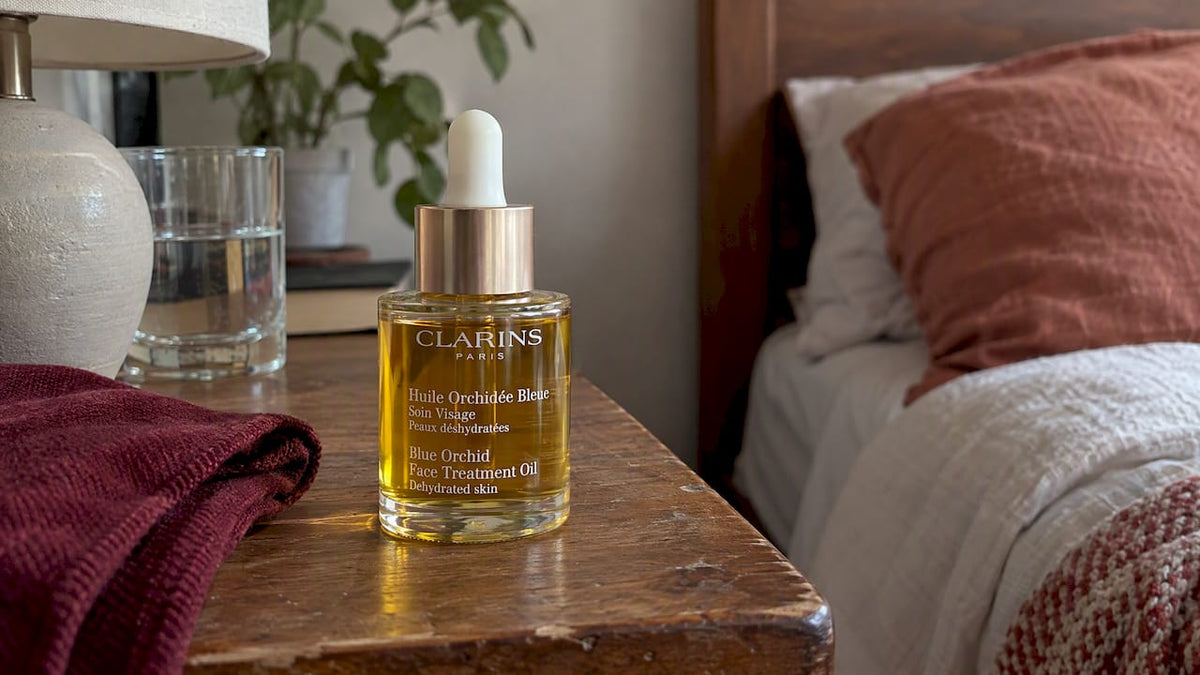 Clarins Blue Orchid Oil: Press, Don’t Rub, on Sensitive Skin
