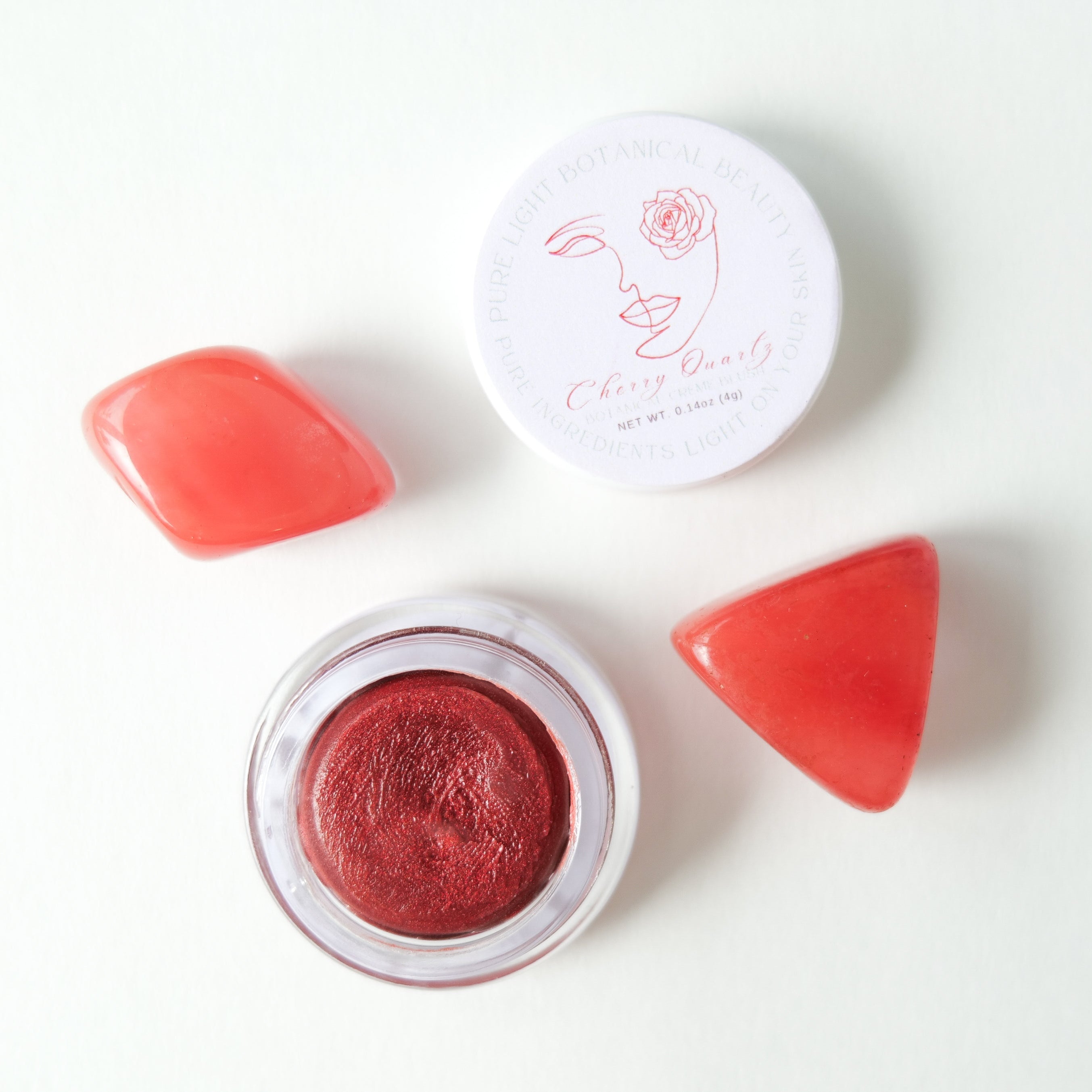 Botanical Creme Blush ~ Cherry Quartz