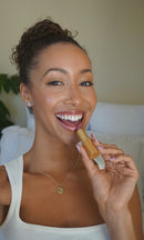 Rose Quartz Nourishing Natural Lipstick Entrepreneur Model Business Coach Natural beauty 